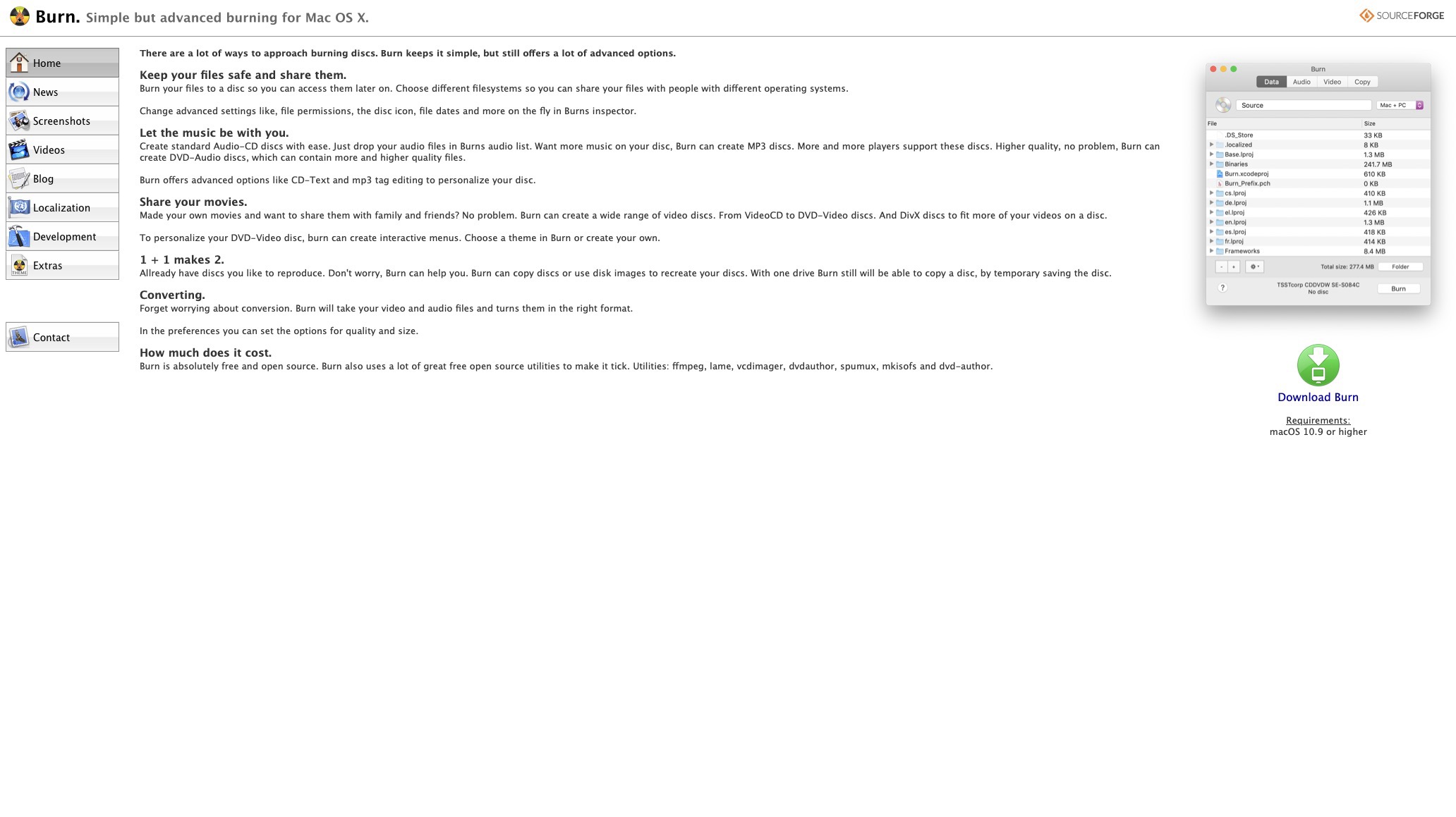 MacBookAirでDVD作成