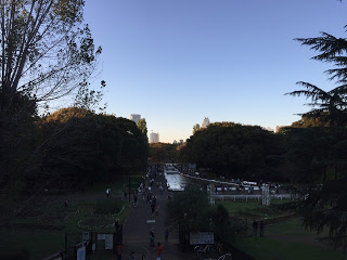 代々木公園陸橋から西新宿方面