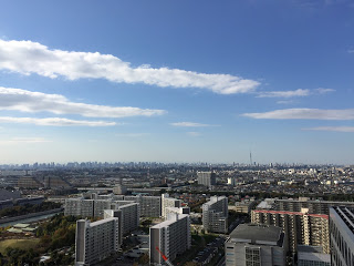 浦安から東京方面の眺め