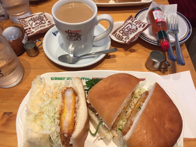 新浦安のコメダ珈琲でランチ