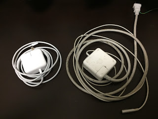 Macbook12インチとAirの電源とケーブル