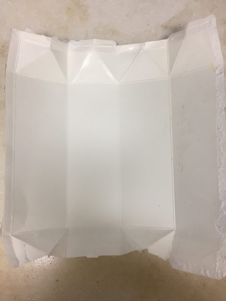 牛乳パック　内側