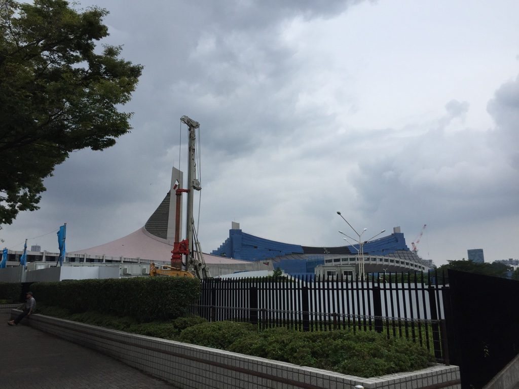 改装中の代々木体育館