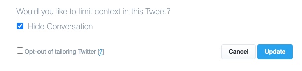 Hide Conversation Twitterのツイートをサイト(WORDPRESS)に返信(会話)を隠して埋め込む方法