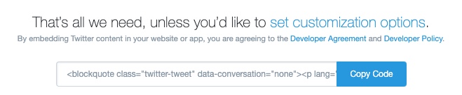 Twitterのツイートをサイト(WORDPRESS)に返信(会話)を隠して埋め込む方法